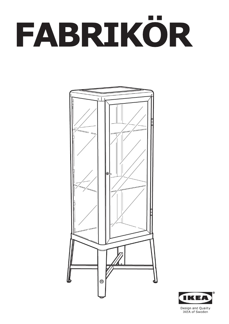 Page 1 de la notice Manuel utilisateur Ikea FABRIKÖR 304.601.23