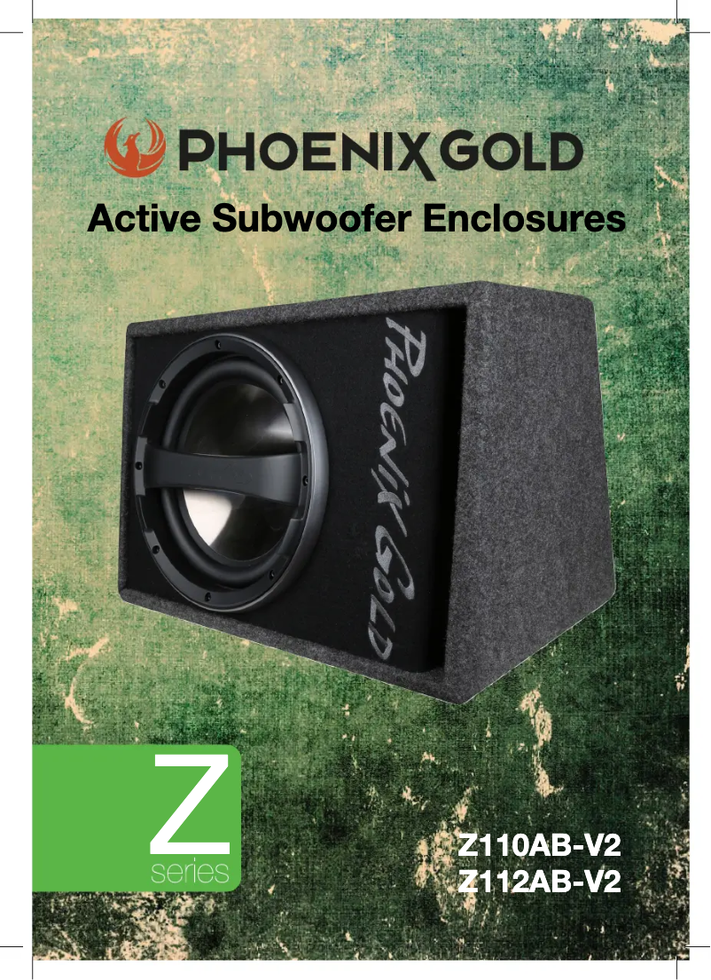 Page 1 de la notice Manuel utilisateur Phoenix Gold Z112AB-V2