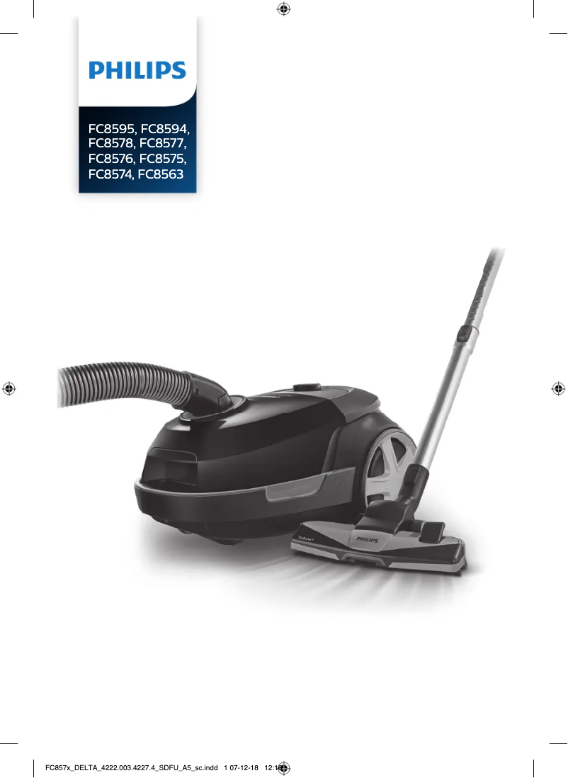 Image de la première page du manuel de l'appareil Performer Active FC8595