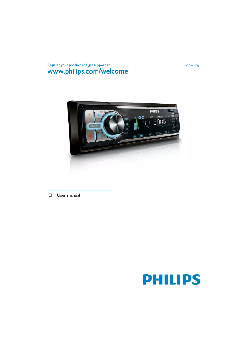 Page n°1 - Manuel utilisateur Philips CEM250