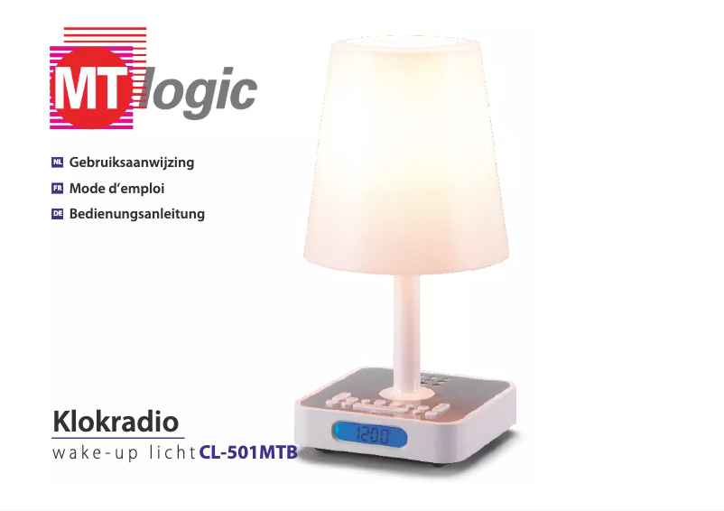 Image de la première page du manuel de l'appareil CL-501MTB