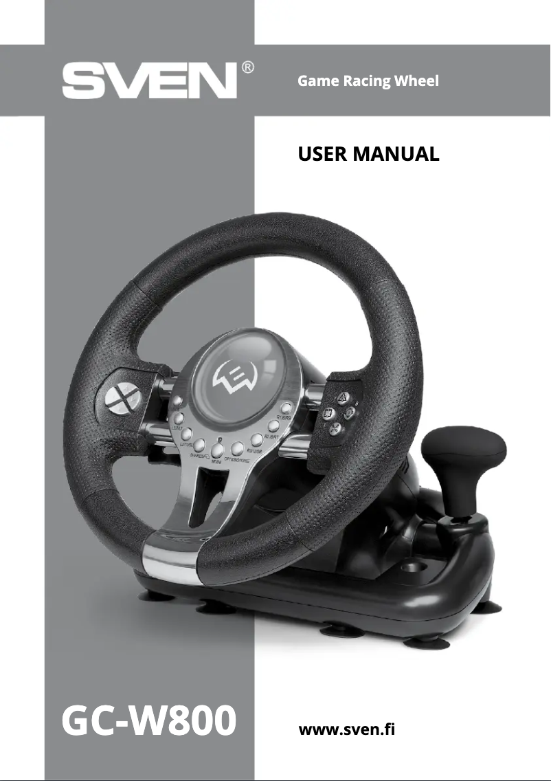 Imagen de la primera página del manual del dispositivo GC-W800