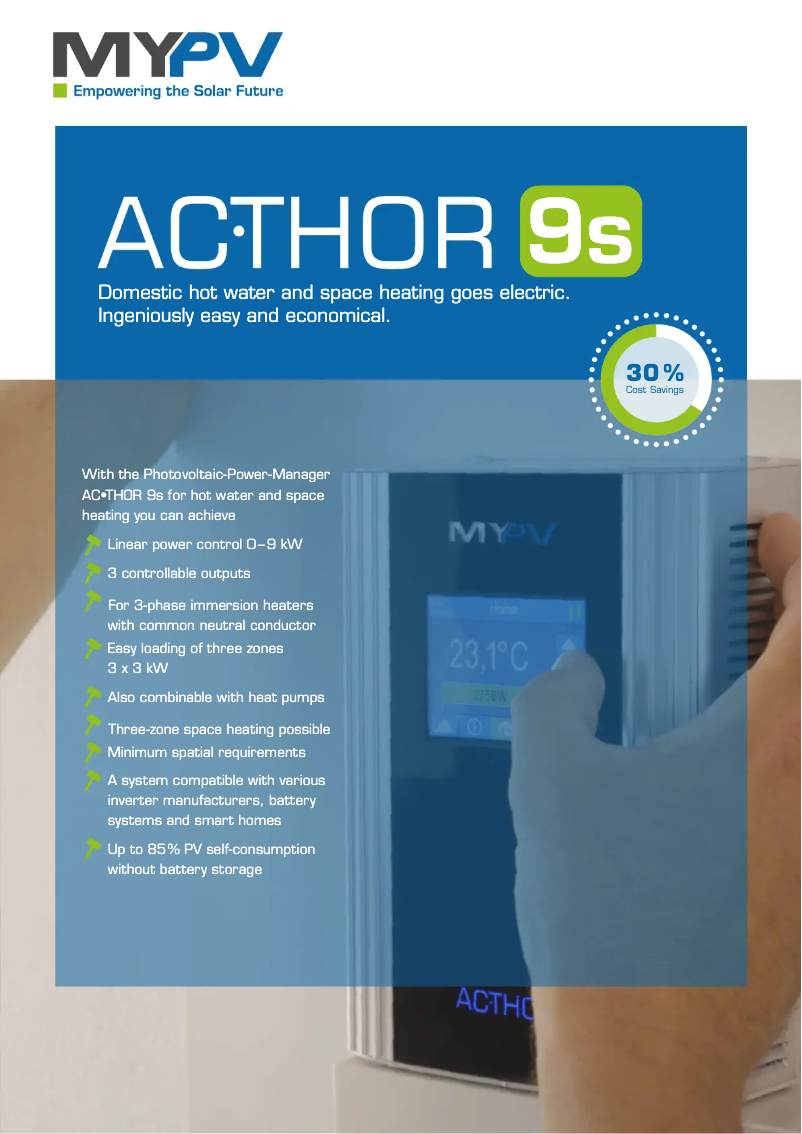 Page n°1 - Fiche technique My-PV AC•THOR 9s