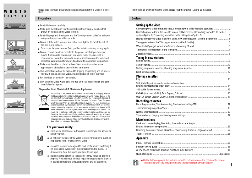 Page 1 de la notice Manuel utilisateur Daewoo SV-871