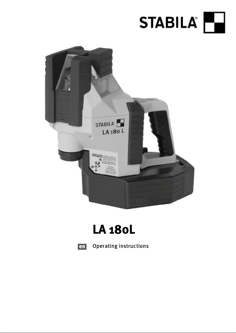 Image de la première page du manuel de l'appareil LA 180 L