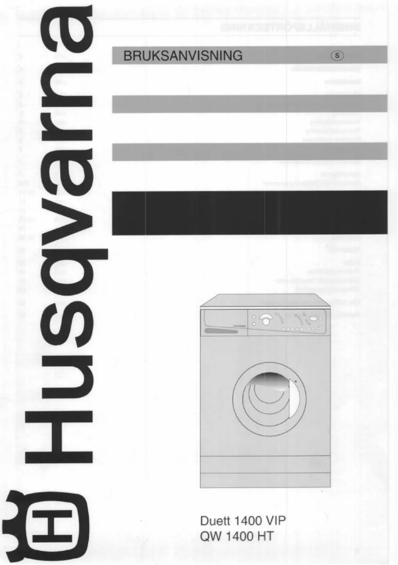 Page n°1 - Manuel utilisateur Husqvarna QW1400HT