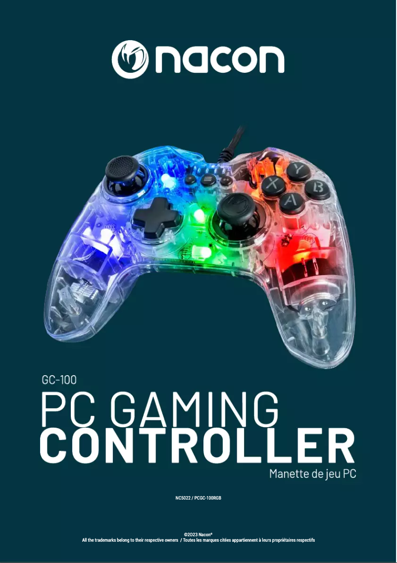 Image de la première page du manuel de l'appareil GC-100XF