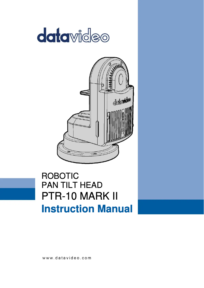 Image de la première page du manuel de l'appareil PTR-10 MARK II