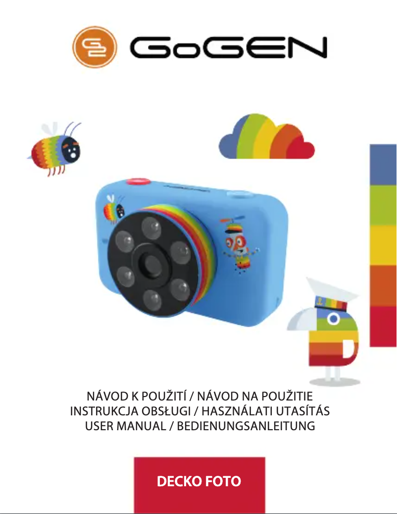 Página 1 del manual Manual de usuario GoGen DECKO FOTO