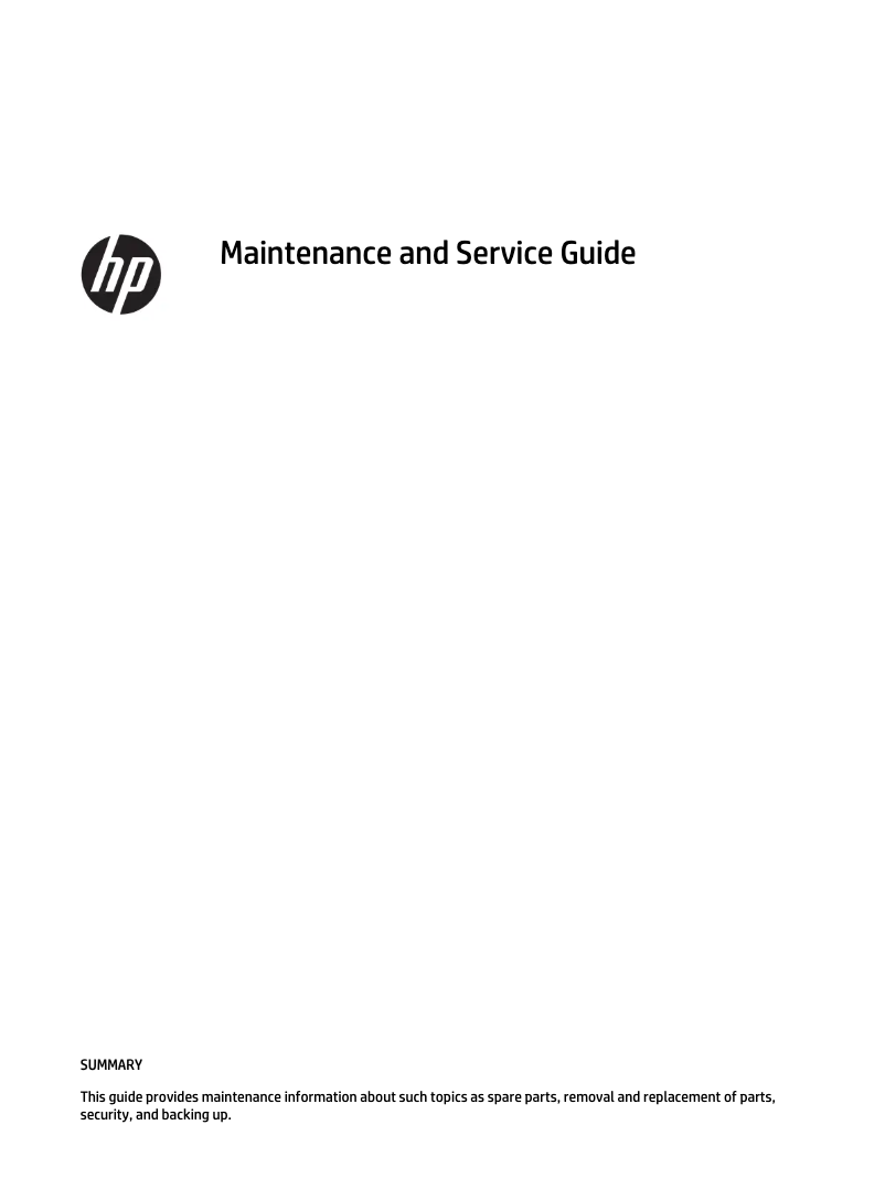 Page 1 de la notice Manuel d'utilisation et d'entretien HP Omen 16