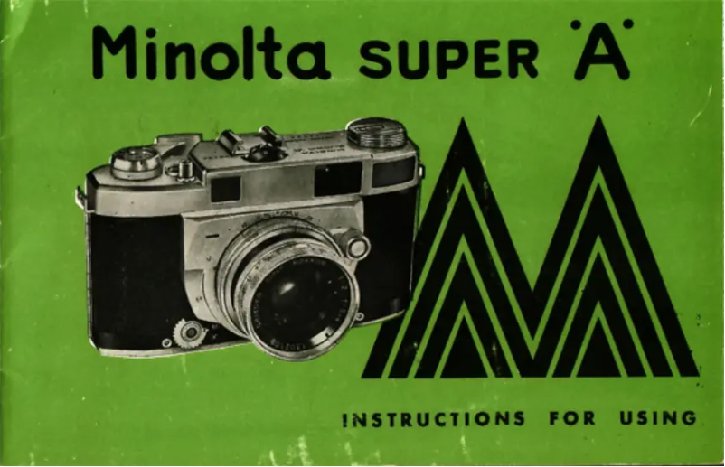 Page n°1 - Manuel utilisateur Konica Minolta Super A