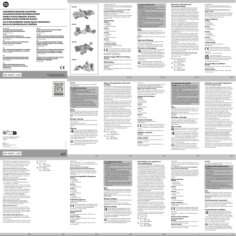 Imagen de la primera página del manual del dispositivo IAN 424871