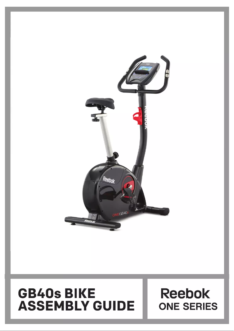 Page n°1 - Manuel utilisateur Reebok One GB40s