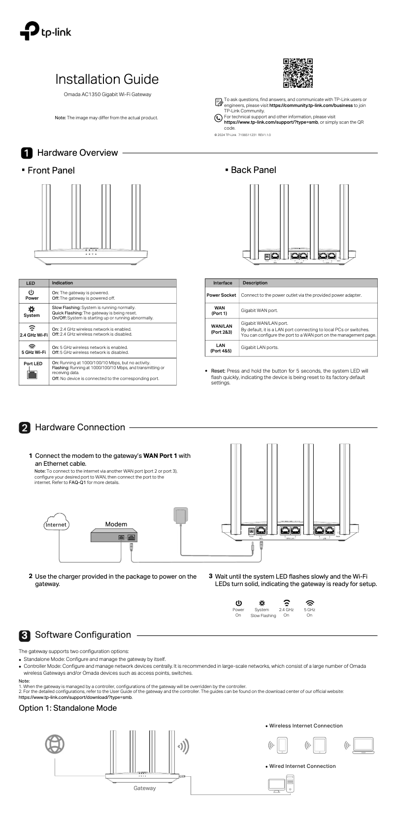 Page n°1 - Manuel utilisateur TP-Link ER605W