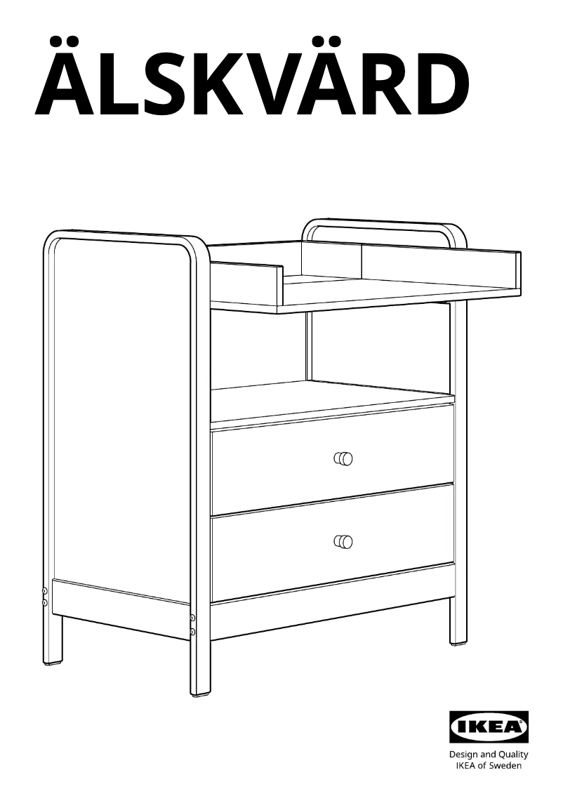 Image de la première page du manuel de l'appareil ÄLSKVÄRD 804.666.79