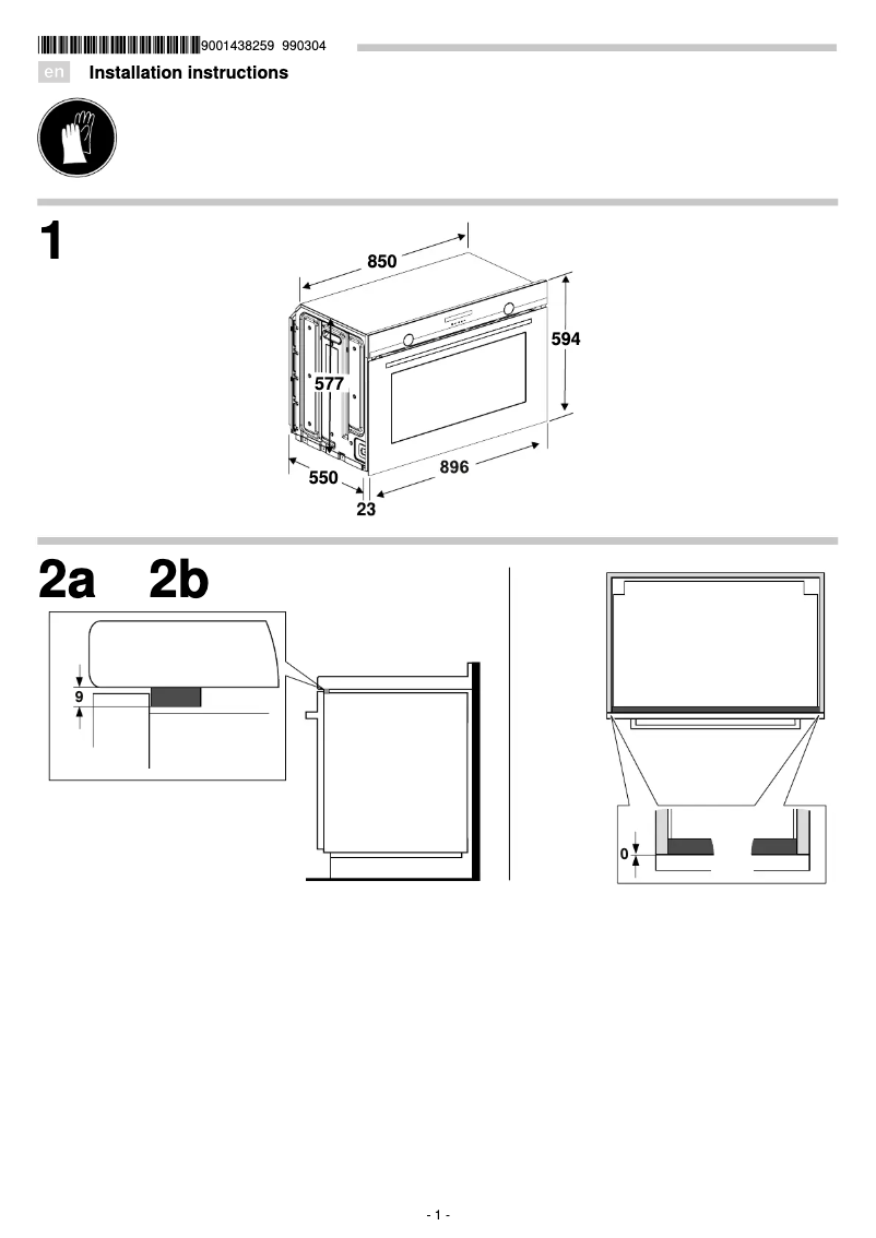 Página 1 del manual Guía de instalación Bosch VGD011BR0M
