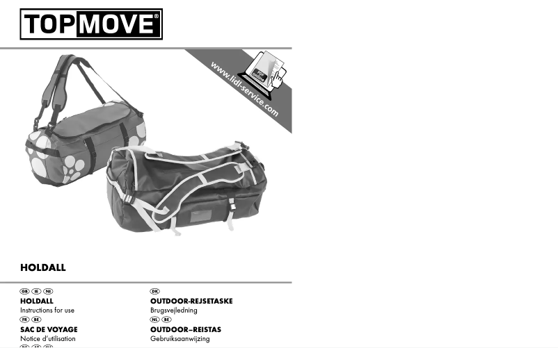 Page n°1 - Manuel utilisateur Topmove IAN 313851