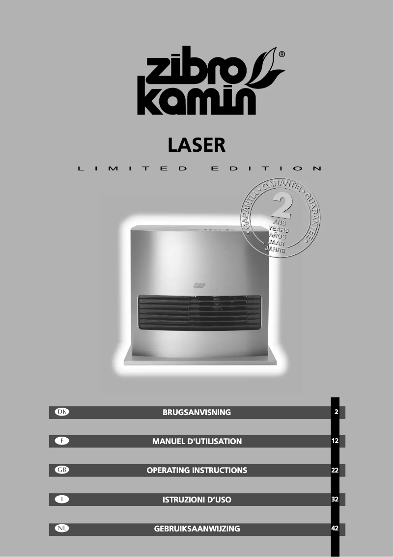 Página 1 del manual Manual de usuario Zibro Kamin Laser
