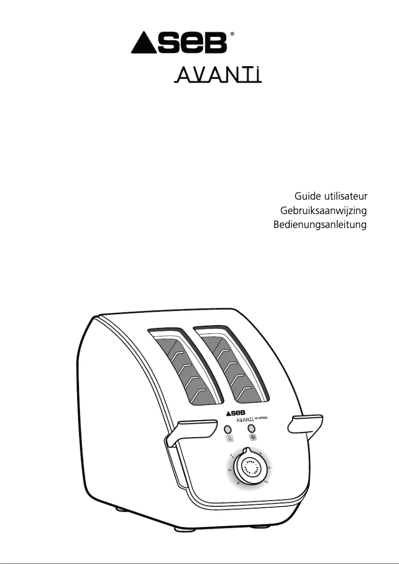 Image de la première page du manuel de l'appareil Avanti Hi-Speed