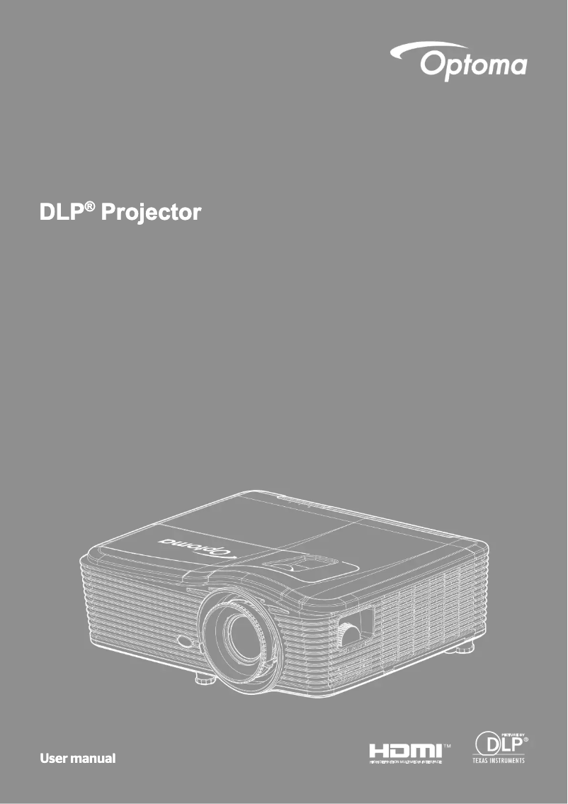Página 1 del manual Manual de usuario Optoma EH615