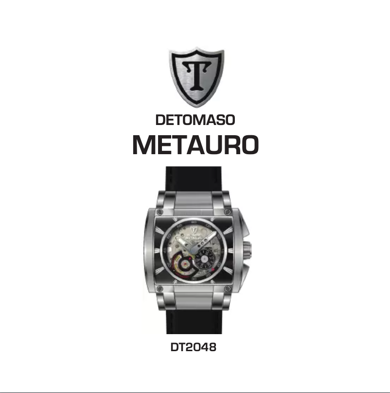 Page n°1 - Manuel utilisateur Detomaso Metauro