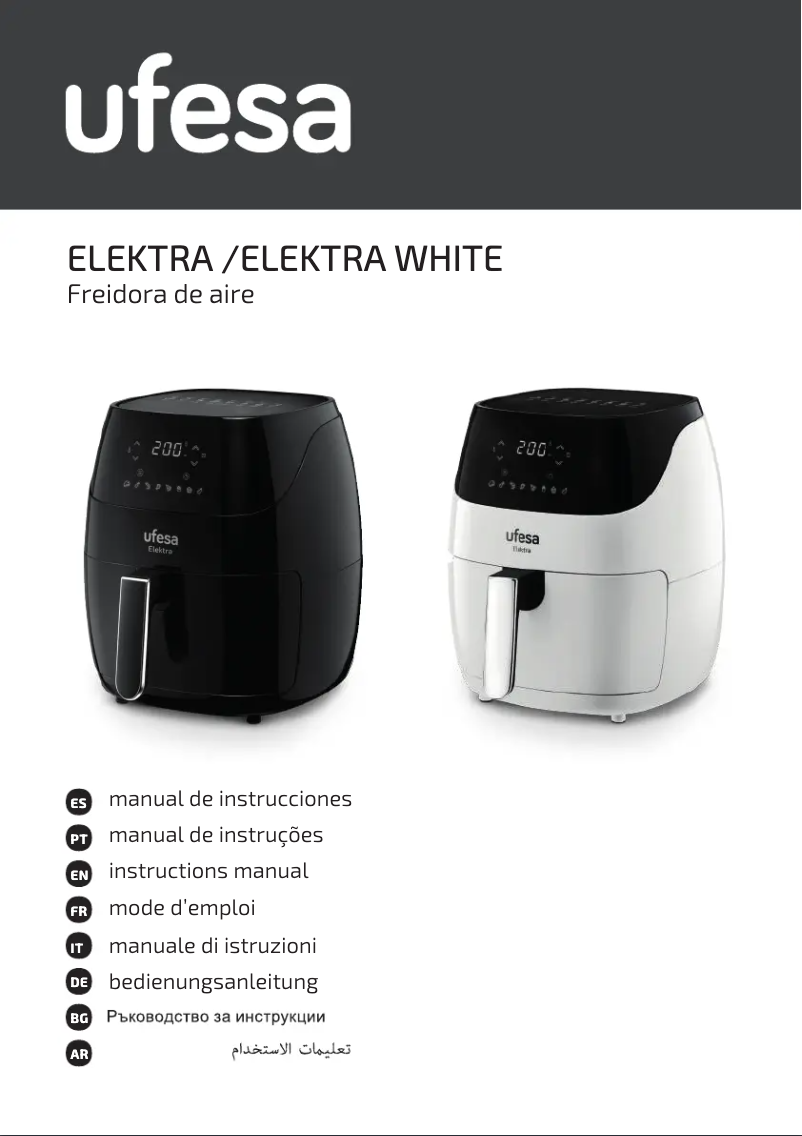 Page n°1 - Manuel utilisateur Ufesa Elektra