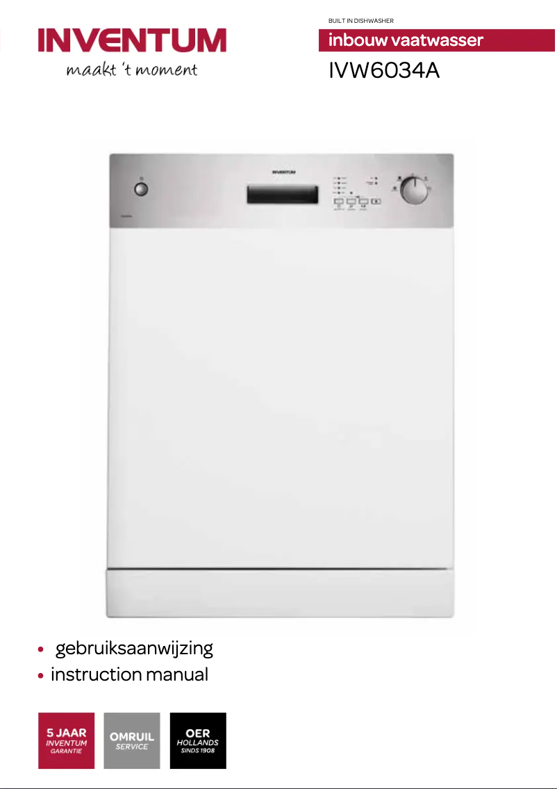 Imagen de la primera página del manual del dispositivo IVW6034