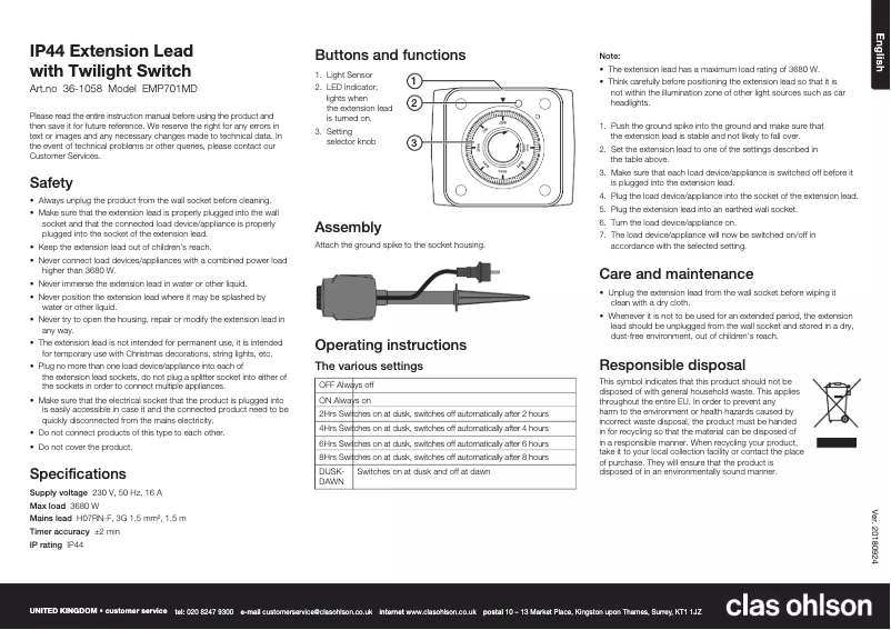 Page 1 de la notice Manuel utilisateur Cotech EMP701MD