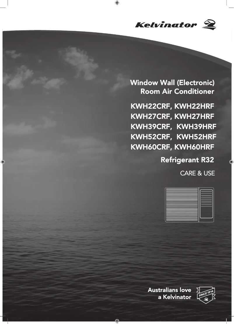 Page n°1 - Manuel utilisateur Kelvinator KWH27HRF
