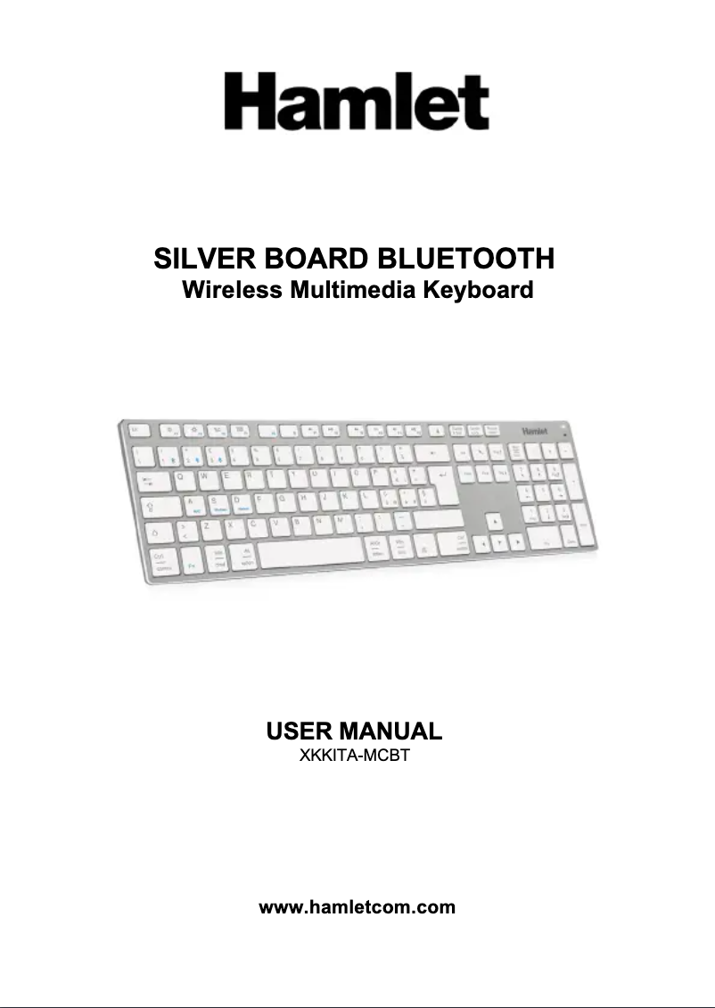 Page 1 de la notice Manuel utilisateur Hamlet XKKITA-MCBT