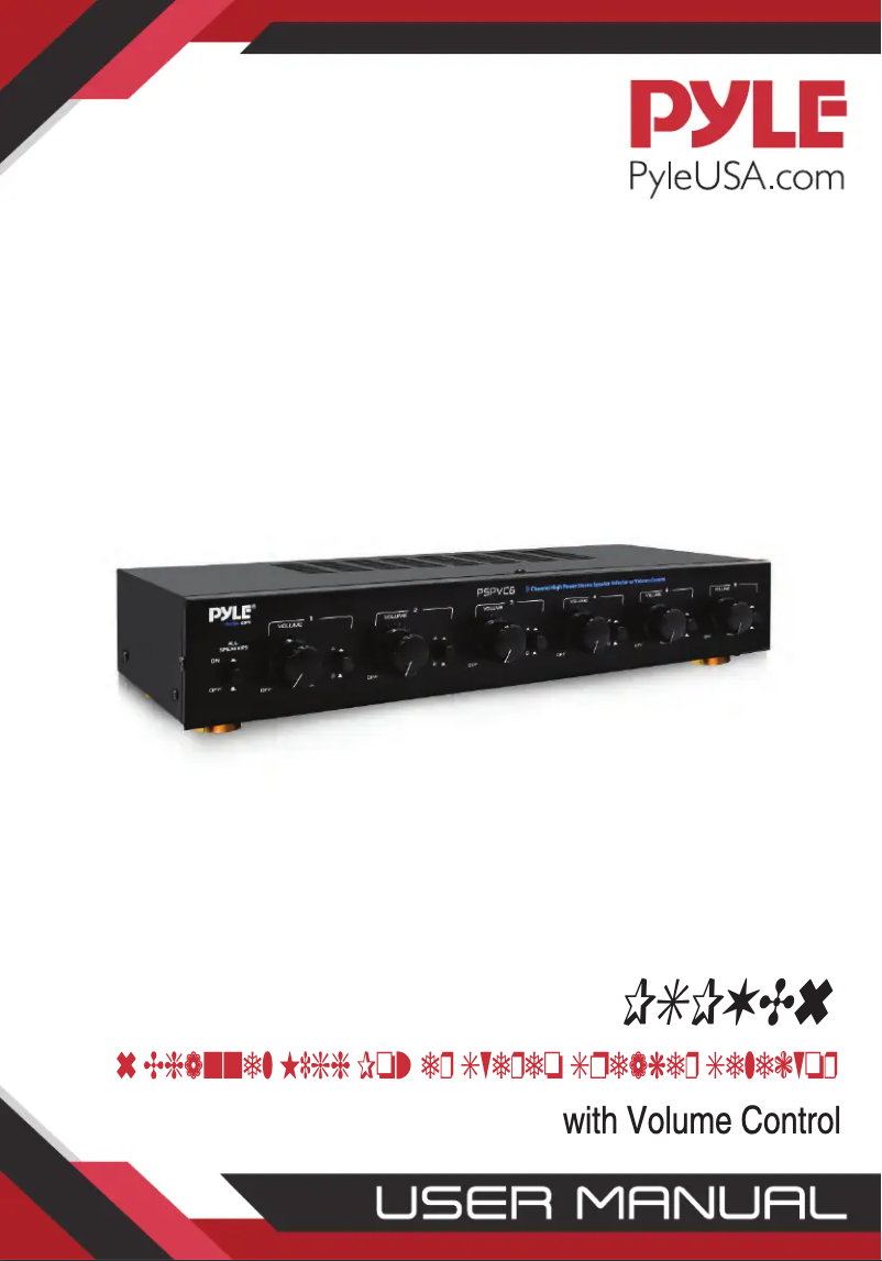 Page 1 de la notice Manuel utilisateur Pyle PSPVC6