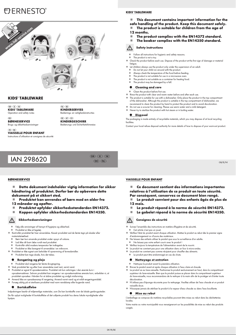 Página 1 del manual Manual de usuario Ernesto HG02049A