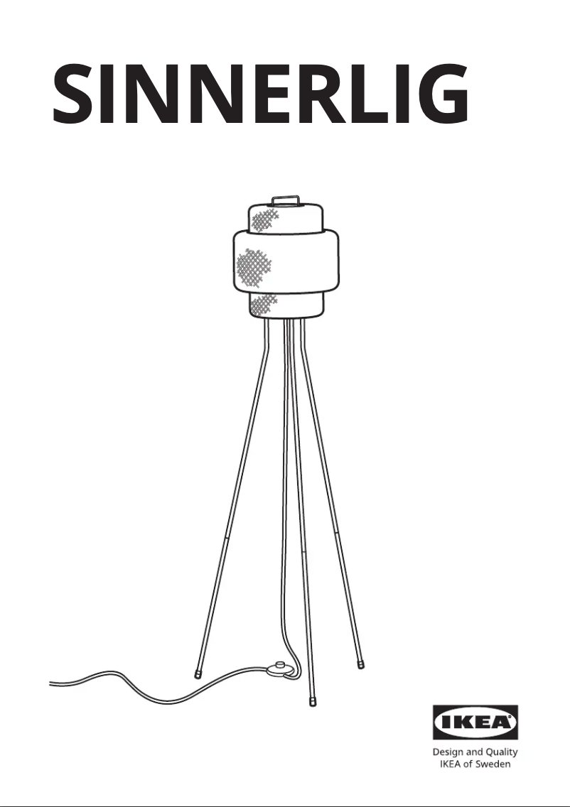 Imagen de la primera página del manual del dispositivo SINNERLIG 305.012.13