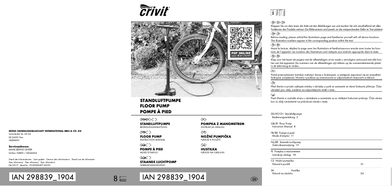 Image de la première page du manuel de l'appareil IAN 298839