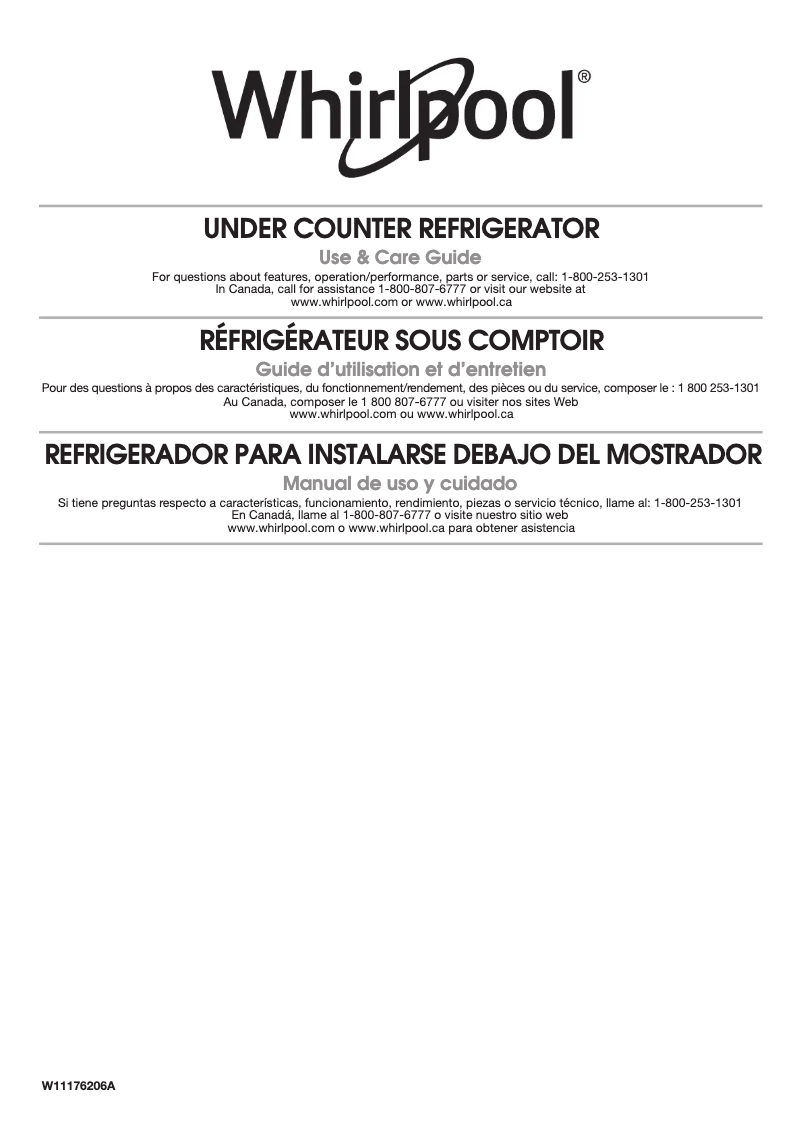 Image de la première page du manuel de l'appareil WUR50X24HZ