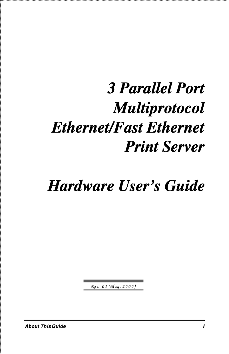 Imagen de la primera página del manual del dispositivo DP-303