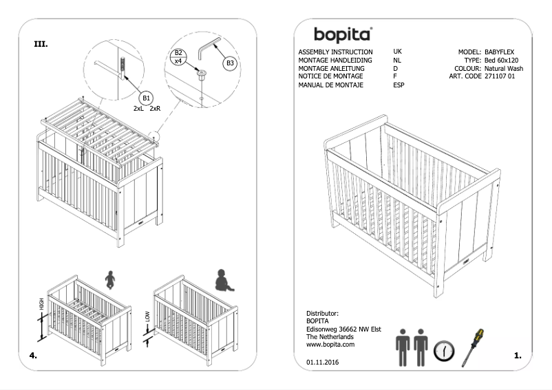 Page n°1 - Manuel utilisateur Bopita Basic Wood