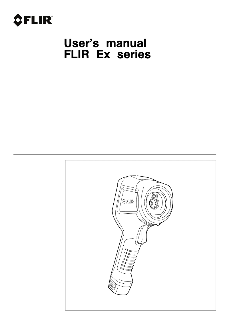 Page 1 de la notice Manuel utilisateur FLIR E6xt