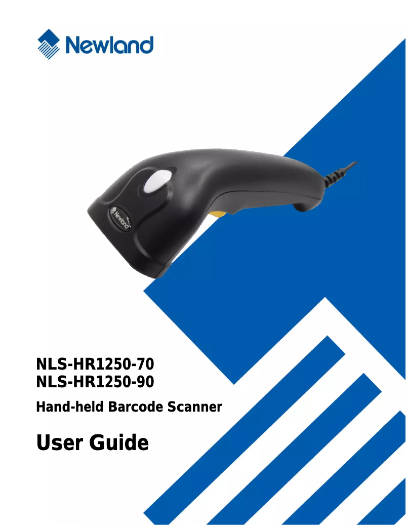 Página 1 del manual Manual de usuario Newland HR1250-76