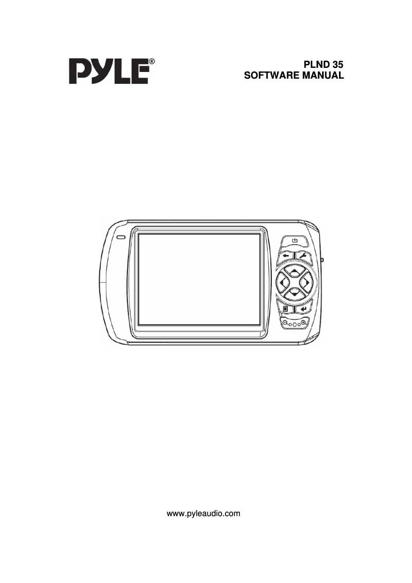 Image de la première page du manuel de l'appareil PLND35