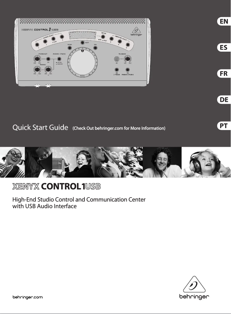 Page 1 de la notice Mode d'emploi Behringer CONTROL1USB
