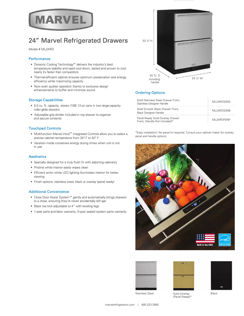 Image de la première page du manuel de l'appareil ML24RDS3NS