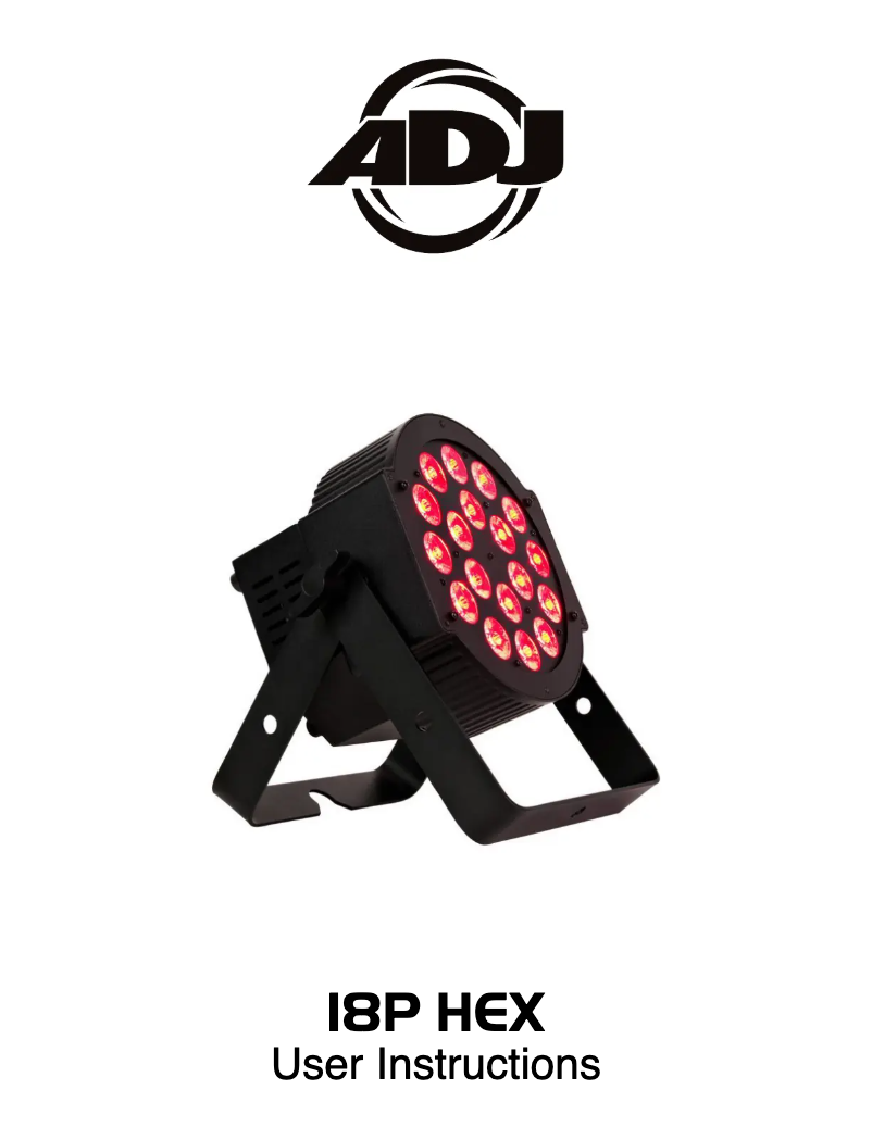 Image de la première page du manuel de l'appareil 18P Hex