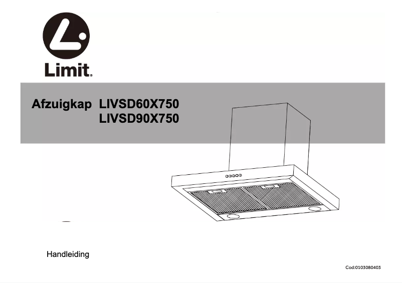 Page n°1 - Manuel utilisateur Limit LIVSD60X750