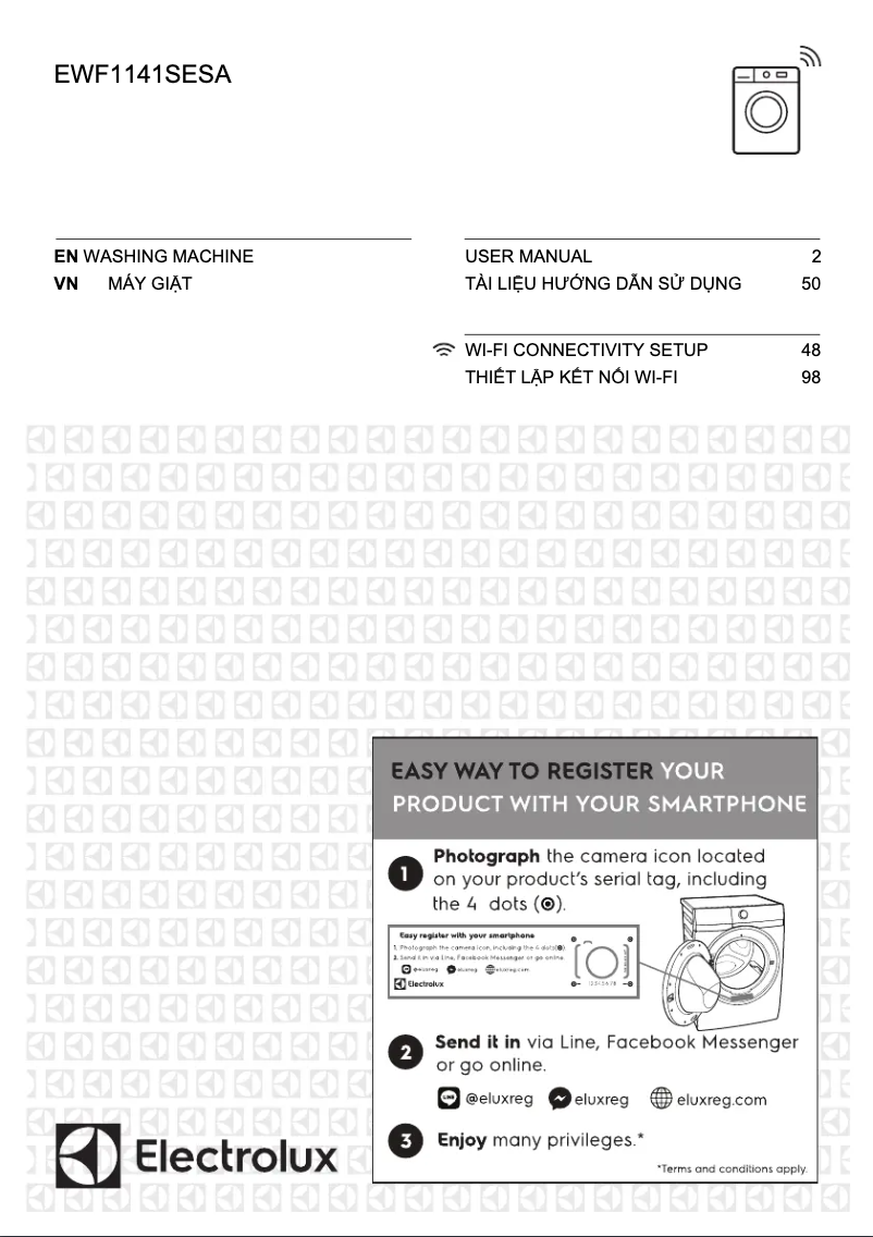 Page n°1 - Manuel utilisateur Electrolux EWF1141SESA