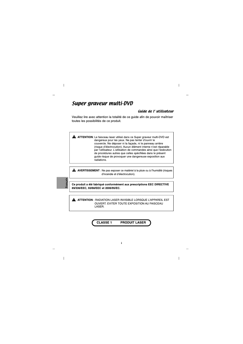 Página 1 del manual Manual de usuario LG GSA-H58N