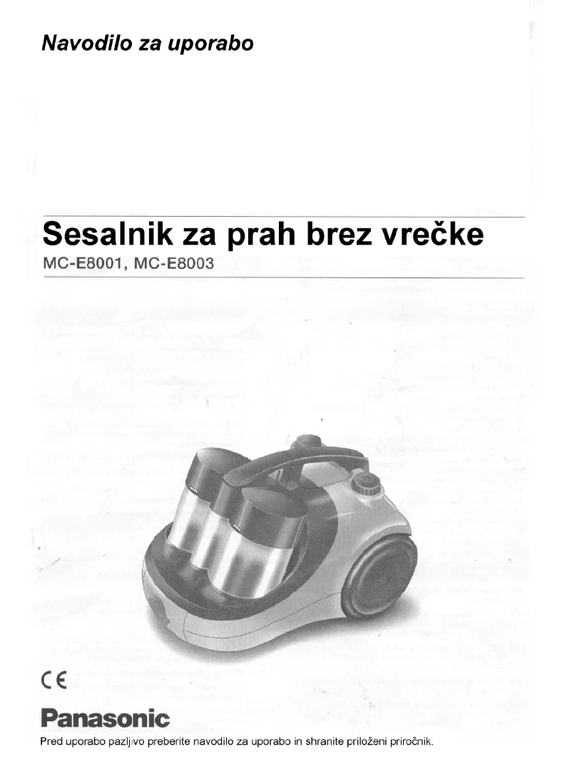 Imagen de la primera página del manual del dispositivo MC-E8003