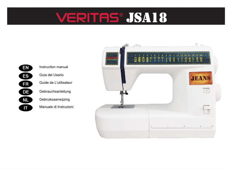 Page n°1 - Manuel utilisateur Veritas JSA18