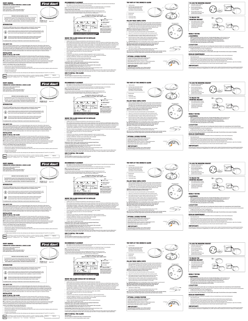 Image de la première page du manuel de l'appareil PRC710V