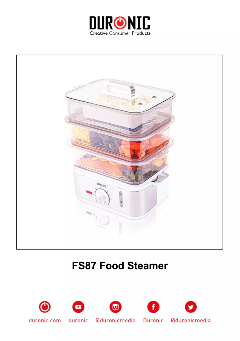 Image de la première page du manuel de l'appareil FS87